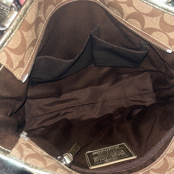 Coach Brown and Gold Tote Bag NWOT - Picture 13 of 14